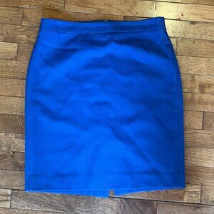 J. Crew Women's "The Pencil Skirt" |Size 8| Blue